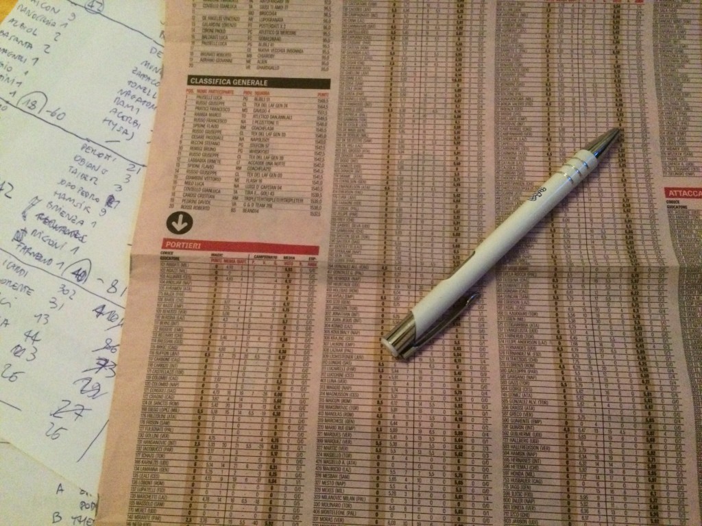 asta lista gazzetta