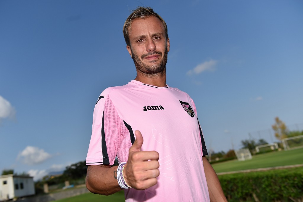 Us Citta di Palermo New Signing Alberto Gilardino Arrives In Palermo