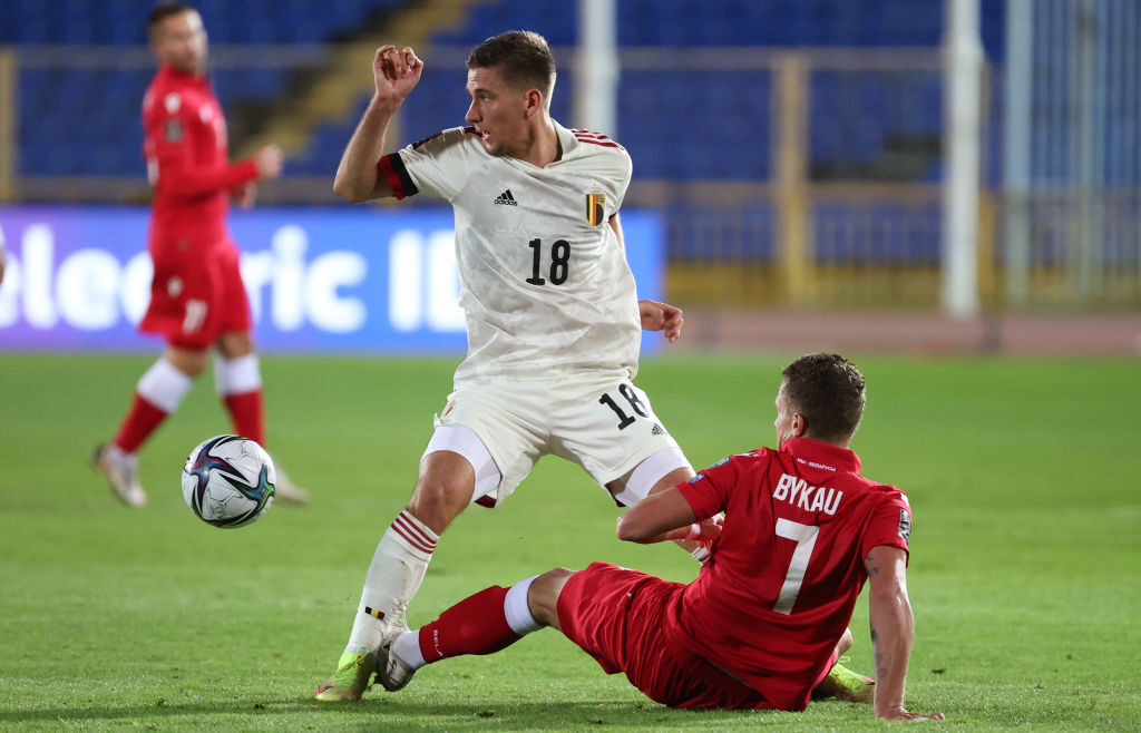 SOCCER WC QUALIFICATION BELARUS VS BELGIUM