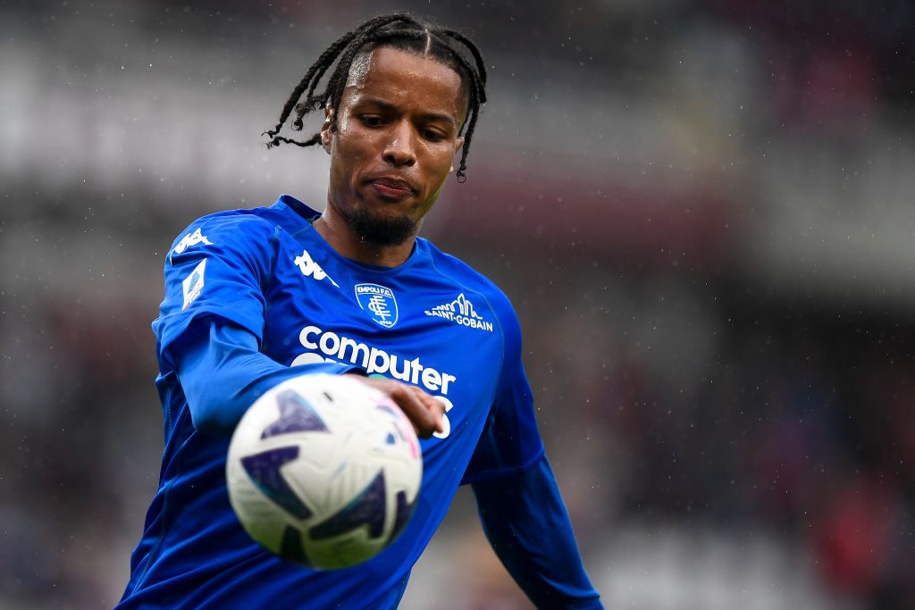 Tyronne Ebuehi of Empoli FC in action during the Serie A
