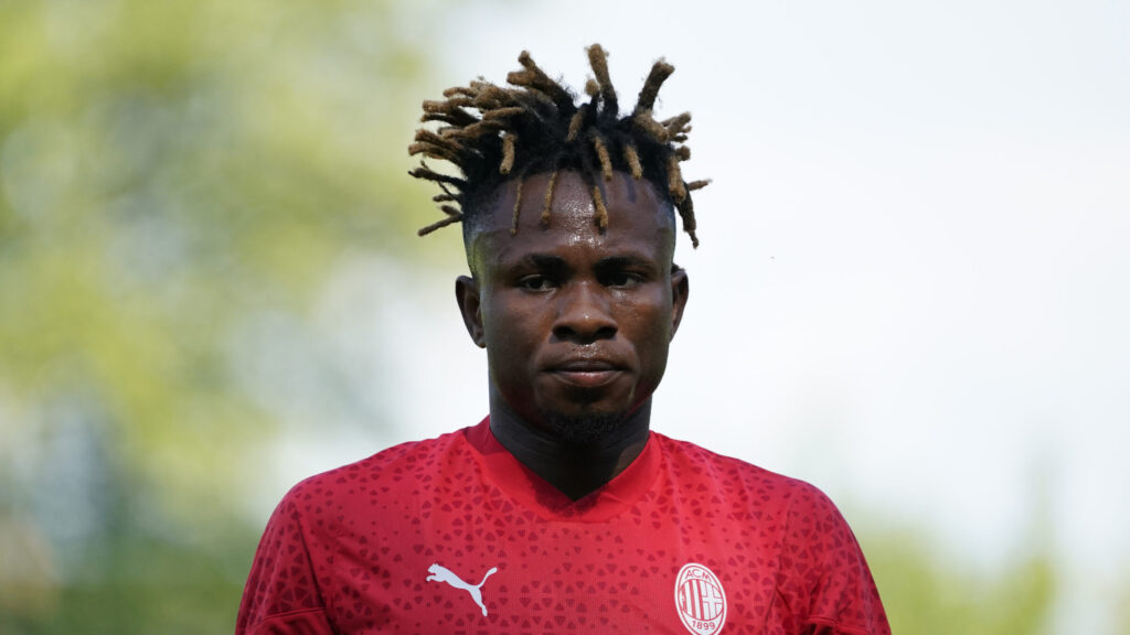 AC Milan New Signing Samuel Chukwueze Training Session
