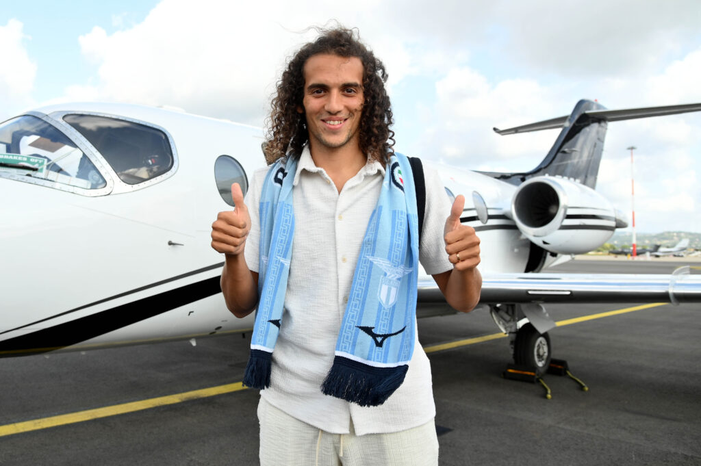 SS Lazio New Signing Matteo Guendouzi Arrives In Rome