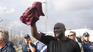 AS Roma New Signing Romelu Lukaku Arrives In Rome