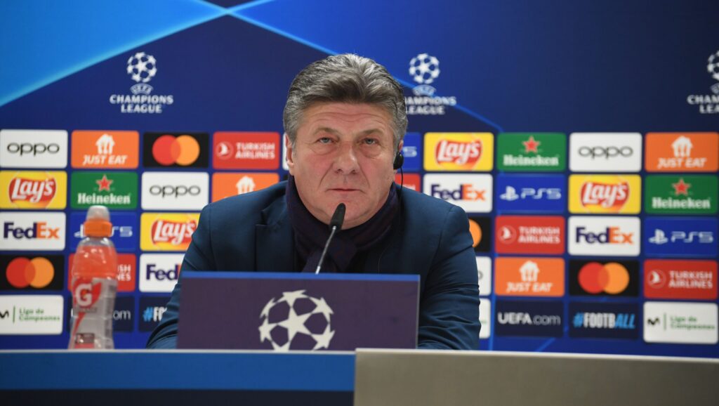 SSC Napoli Training Session And Press Conference - UEFA Champions League 2023/24
