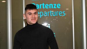 Juventus New Signing Carlos Alcaraz Arrives In Turin