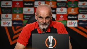 AC Milan Training Session And Press Conference - UEFA Europa League 2023/24