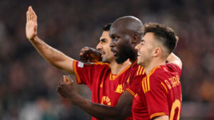 AS Roma v Brighton &amp; Hove Albion: Round of 16 First Leg - UEFA Europa League 2023/24
