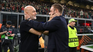AC Milan v AS Roma: Quarter-Final First Leg - UEFA Europa League 2023/24