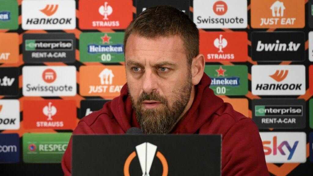 AS Roma Training Session And Press Conference - UEFA Europa League 2023/24