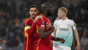 AS Roma v Brighton &amp; Hove Albion: Round of 16 First Leg - UEFA Europa League 2023/24