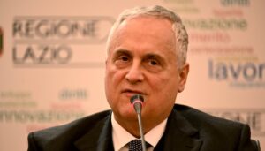 SS Lazio Unveil Shirt Sponsor For 2024 EA Sports FC SuperCup