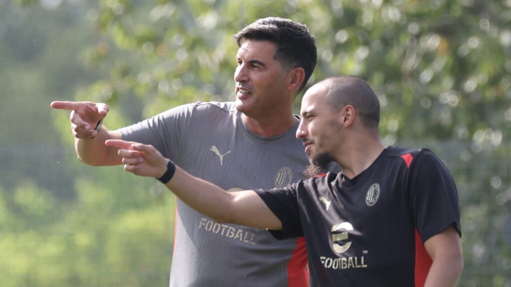 AC Milan Training Session &amp; Press Conference