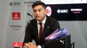 AC Milan Training Session &amp; Press Conference