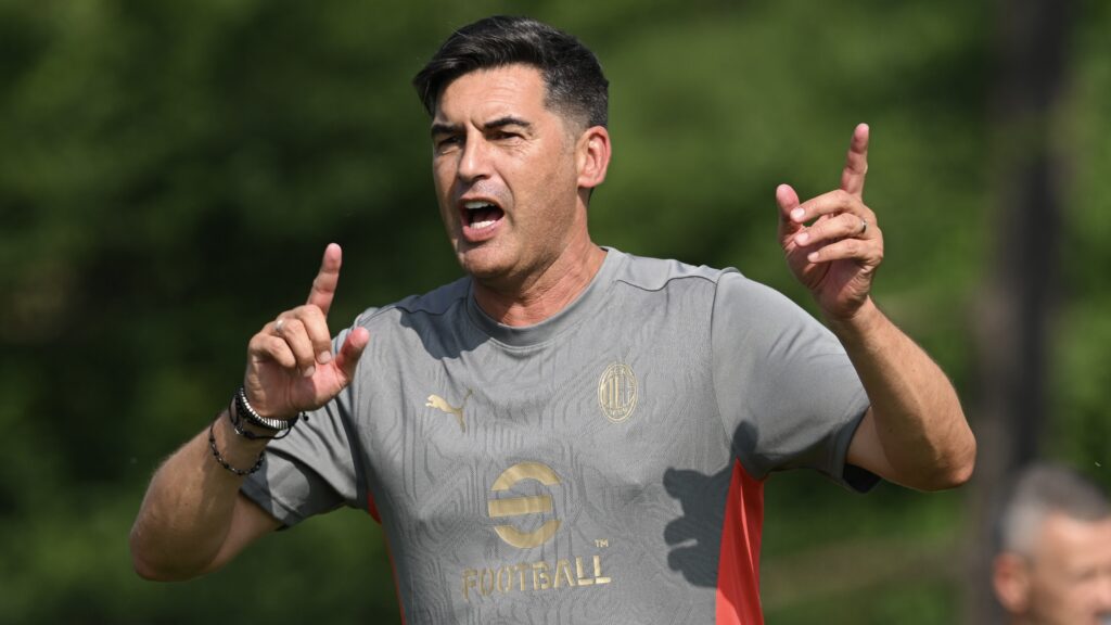 AC Milan Training Session &amp; Press Conference