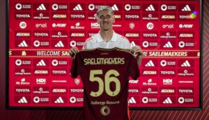 AS Roma Unveil New Signing Alexis Saelemaekers