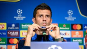 Juventus Training Session And Press Conference - UEFA Champions League 2024/25 League Phase MD1