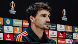 AS Roma Training Session And Press Conference - UEFA Europa League 2024/25 League Phase MD5