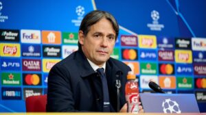 FC Internazionale Milano Training Session And Press Conference - UEFA Champions League 2024/25 League Phase MD7