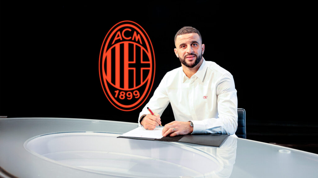AC Milan Unveil New Signing Kyle Walker