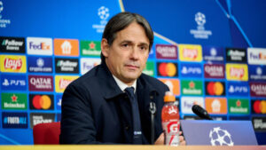 FC Internazionale Milano Training Session And Press Conference - UEFA Champions League 2024/25 League Phase MD7