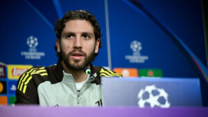 Juventus Training And Press Conference - UEFA Champions League 2024/25 League Knockout Play-off First Leg