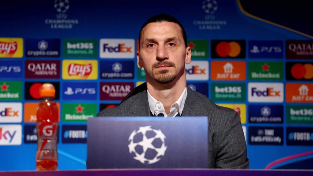 AC Milan Training And Press Conference - UEFA Champions League 2024/25 League Knockout Play-off Second Leg
