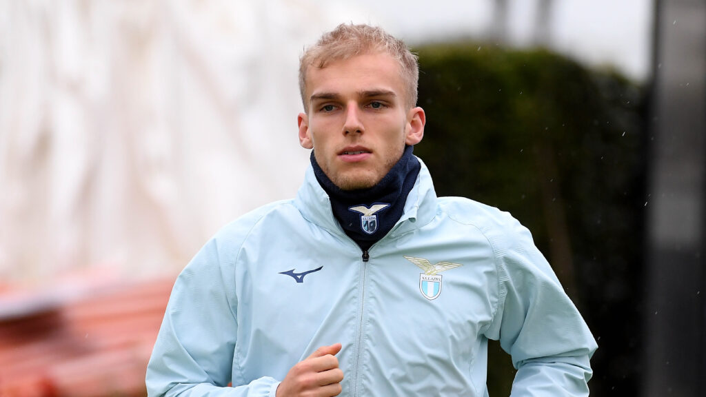 S.S. Lazio Training Session And Press Conference - UEFA Europa League 2024/25 Round of 16 Second Leg