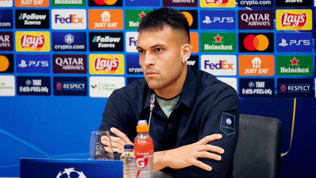 FC Internazionale Milano Training Session And Press Conference - UEFA Champions League 2024/25 Semi Final First Leg