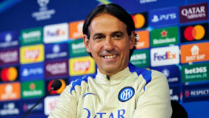 FC Internazionale Milano Training Session And Press Conference - UEFA Champions League 2024/25 Semi Final Second Leg