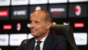 AC Milan New Coach Massimiliano Allegri Press Conference
