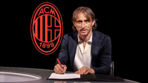 AC Milan Unveil New Signing Luka Modric