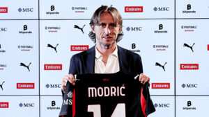 AC Milan Unveil New Signing Luka Modric