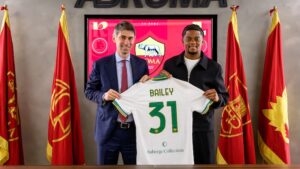 AS Roma Unveil New Signing Leon Bailey