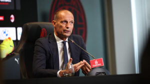 AC Milan New Coach Massimiliano Allegri Press Conference