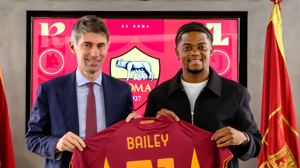 AS Roma Unveil New Signing Leon Bailey