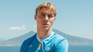 SSC Napoli Unveil New Signings  Eljif Elmas And Rasmus Hojlund