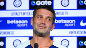 FC Internazionale Training Session And Press Conference