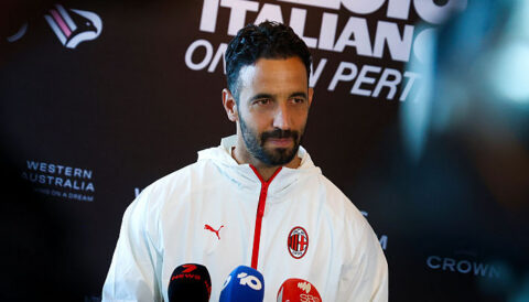 AC Milan Training &amp; Press Conference