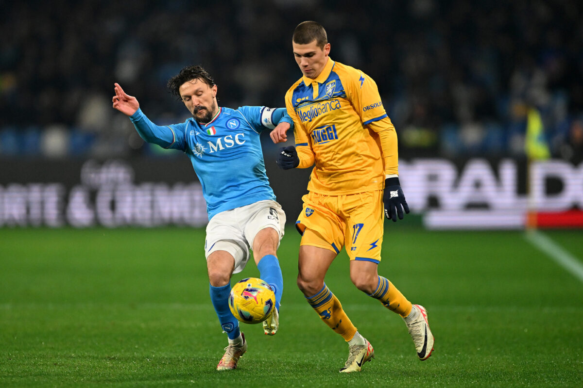 SSC Napoli v Frosinone Calcio: Round of 16 - Coppa Italia