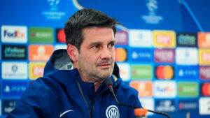 FC Internazionale Milano Training Session And Press Conference - UEFA Champions League 2025/26 League Knockout Play-off First Leg