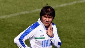 Italian Football Training Session And Press Conference