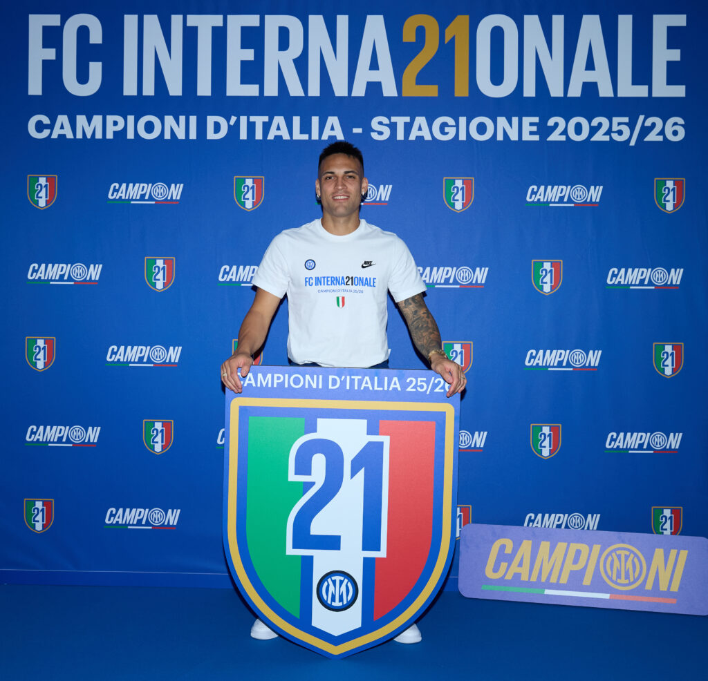 FC Internazionale Players Celebrate Winnining The Serie A Title